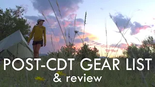 Continental Divide Trail Southbound Thru-Hike | Post-Trail Gear List