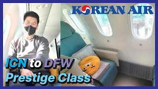 Korean Airline Prestige Class Review | ICN to DFW