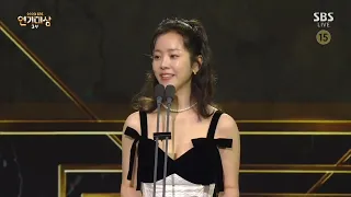 2023.12.29 SBS 연기대상 시상식 (한지민 편집본)