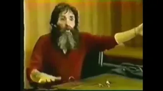 Charles Manson sings why don't we do it on the road.