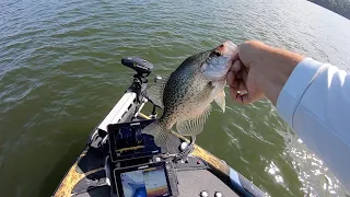 Catching CRAPPIE On A Windy SUMMER Day! BIG SURPRISE CATCH!!