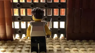 Lego gladiator fight ( stop motion sword fight )