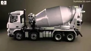 Mercedes-Benz Arocs Mixer Truck 2013 by 3D model store Humster3D.com