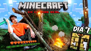 Sobreviví 7 días en Minecraft de la Vida Real - Día 1