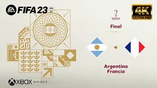 FIFA 23 - Argentina Vs Francia | Final del Mundial de Qatar | Next Gen - Series X [4K 60FPS]