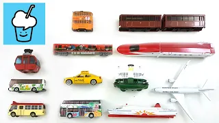 Public Transport vehicles collection Tomica Siku voov ブーブ 変身