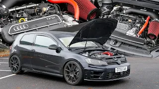 Meet the 650BHP+ *SELF BUILT* RS3 Engine Swapped MK7 Golf R!