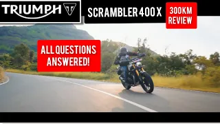 Triumph Scrambler 400 X REVIEW | Everything YOU Need to Know: FACTS, NOT PERSPECTIVE or PREFERENCE!