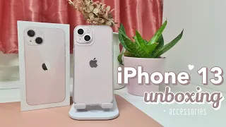  iPhone 13 in pink 💖, 256GB + accessories | ASMR | chill & aesthetic | lady ashiree