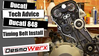 848 Engine Strip - Fitting or Changing Ducati 848 Timing Belts - Same process for 1098