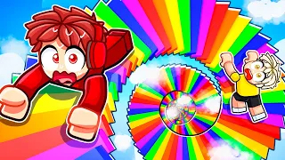 Surviving the RAINBOW TOWER in Roblox