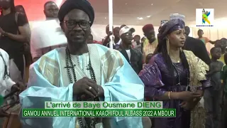 L'arrivé de Baye Ousmane Dieng Gamou International Kachifoul Al bass 2022 a Mbour