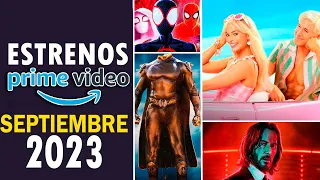 Estrenos AMAZON PRIME VIDEO Septiembre 2023 | Películas y Series!