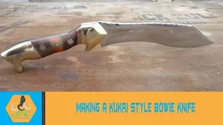 Knife Making - Bowie Knife - By AMbros custom