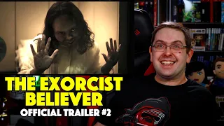 REACTION! The Exorcist: Believer Trailer #2 - Leslie Odom Jr. Movie 2023