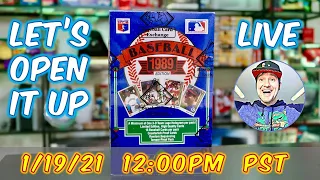 1989 Upper Deck Baseball Low Box Break - Let's Open It Up - Live