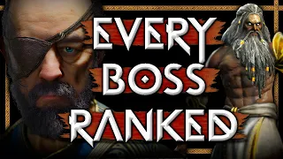 Absolutely Every God of War Boss Ranked