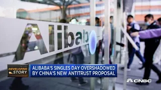 Alibaba's Singles Day overshadowed by China's new antitrust proposal