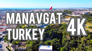 Manavgat 4K Walking Tour Turkey. Manavgat 4K Türkiye. #manavgat