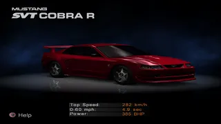 Need for Speed: Hot Pursuit 2 - Ford SVT Mustang Cobra R - Coastal Parklands (PCSX2 v1.6.0)