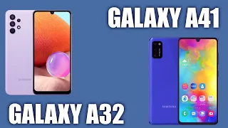 Samsung Galaxy A32 vs Samsung Galaxy A41. Сравнение плюсов и минусов.