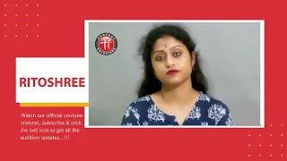 Audition of Ritoshree (21, 5'6") For a Bengali Serial | Kolkata | Tollywood Industry.com