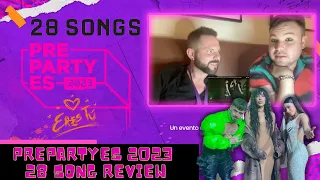 PrePartyES 2023 ALL 28 SONGS REVIEW | MADRID EUROVISION PARTY 2023 | EUROVISION 2023