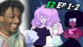 THE GEMS ARE YOUNG?! | Steven Universe Season 2 Ep 1-2 REACTION |