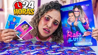 COMPLETEI O ÁLBUM DE FIGURINHAS RAFA E LUIZ EM 24 HORAS! - DESAFIO EXTREMO!