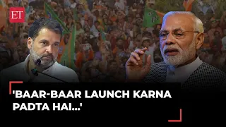 PM Modi takes indirect dig at Rahul Gandhi: 'Baar-Baar launch karna padta hai...'