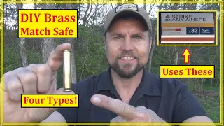 Super Easy DIY Brass Match Safe