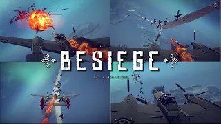 Air-to-Air Destruction #12 | Feat. P-38 Lightning | Besiege