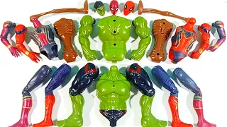 Assembling Marvel's‼️ Spider-Man 2 Vs Siren Head vs Hulk Smash vs Spider-Man Action Figures Toys