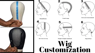 HOW TO MEASURE AND TRANSFER HEAD MEASUREMENTS TO WIG CAP/DOME HEAD #wigs #wigtutorial #SarahAcquah1