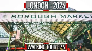 London City Tour 2024 | Borough Market | London March Walk 2024