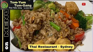 Delicious and affordable Thai Restaurant in Glebe - Sydney | on menu