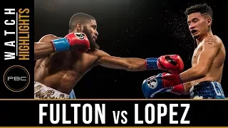 Fulton vs Lopez HIGHLIGHTS: December 8, 2017 - PBC on FS1