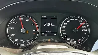 2018 SEAT Ibiza FR 1.5 TSI Evo 110 kW: acceleration 0 - 200 kph