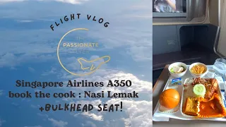 Singapore Airlines Business Class Singapore to Jakarta ( A350 ) - Book The Cook : Nasi Lemak