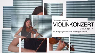Johannes Brahms Violin Concerto op. 77, III. Allegro giocoso