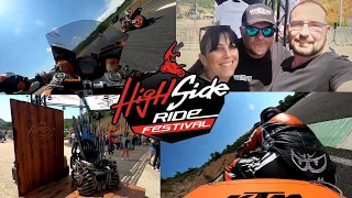 Le High Side Ride Festival 2023 en visiteur et pilote - Tour chrono - Guidonnage et limage de pot...