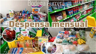 🛒✅Comprando mi despensa mensual en Bodega Aurrerá💵🛍️//💕 Vidadeunamamáyamadecasa 💕