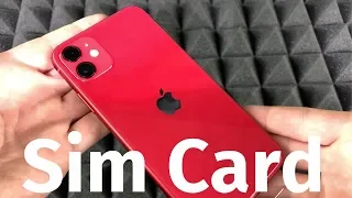 How to insert SIM card in iPhone 11