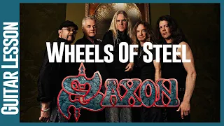 Saxon - Wheels Of Steel - Guitar Lesson