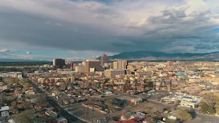 Aerial Video of Downtown Albuquerque by Drone