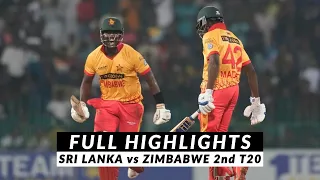 Sri Lanka vs Zimbabwe 2nd T20 2024 Match Full Highlights | SL vs ZIM 2nd T20 Highlights 2024