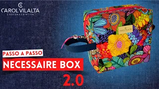 Como Fazer Necessaire Box 2.0 | PAP | Carol Vilalta