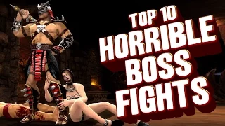 Top 10 - Horrible boss fights that almost ruined their games