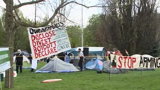 Students launch pro-Palestinian protest at McMaster University