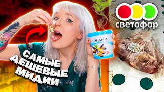 ТЕСТ САМОЙ ДЕШЕВОЙ ЕДЫ из МАГАЗИНА СВЕТОФОР!🚦НАШЛА ЕВРОПЕЙСКИЕ ПРОДУКТЫ! 😧